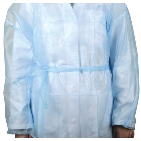 CAMICE IN PP MONOUSO - impermeabile 25g/m2 120x150 cm - misura L - non sterile - conf.100pz