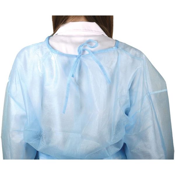 CAMICE IN PP MONOUSO - impermeabile 25g/m2 120x150 cm - misura L - non sterile - conf.100pz
