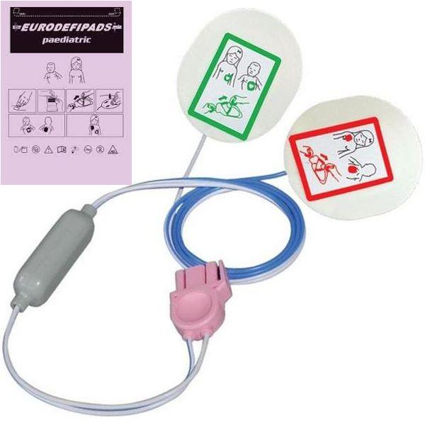 COPPIA DI ELETTRODI PIASTRE PEDIATRICHE - compatibili con defib. Medtronic PhysioControl