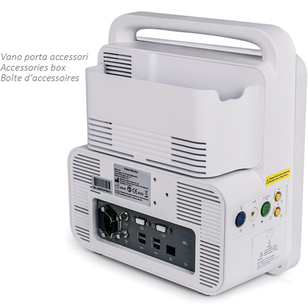 MONITOR MULTIPARAMETRICO GIMA K12 - display touchscreen 12" a colori -con ECG, CMRR, RESP, TEMP, NIBP, SpO2, CO2