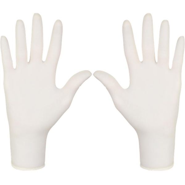 GUANTI IN LATTICE DERMAGEL - senza polvere - conf.100pz - varie misure 