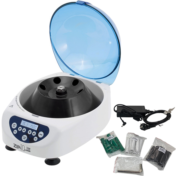CENTRIFUGA DA LABORATORIO UNIVERSALE CENTRIFUGA ZIP-IQ TT - capacità 6 provette - motore a corrente continua