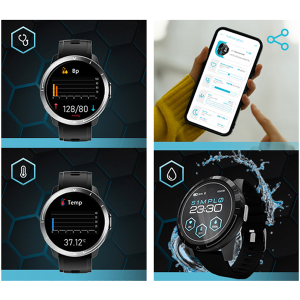 CARDIOFREQUENZIMETRO SMARTWATCH SPORTPIX