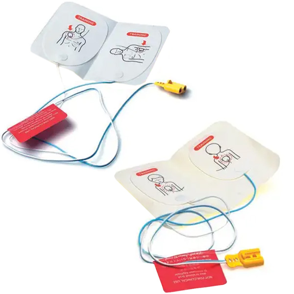 COPPIA PIASTRE ELETTRODI DIDATTICI TRAINER per LAERDAL TRAINER - adulti o pediatriche