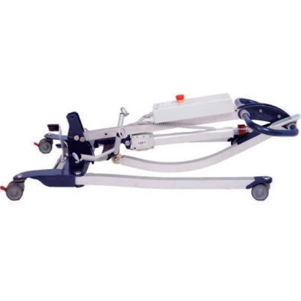 SOLLEVAMALATI ELETTRICO IN ALLUMINIO - max 150KG - apertura gambe a pedale - con imbracatura