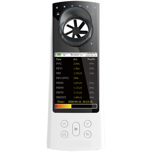 SPIROMETRO PORTATILE SP-80B con display tft - bluetooth e cavo usb + software