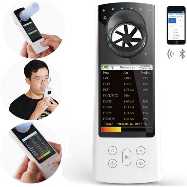 SPIROMETRO PORTATILE CONTEC SP-80B - bluetooth - display 2,8" - accessori + software