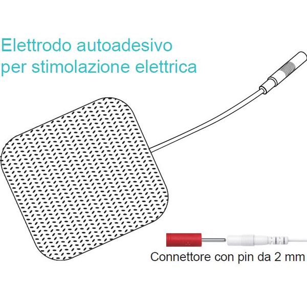 ELETTRODI PREGELLATI TENS - riutilizzabili - 50x50mm - conf. 4pz