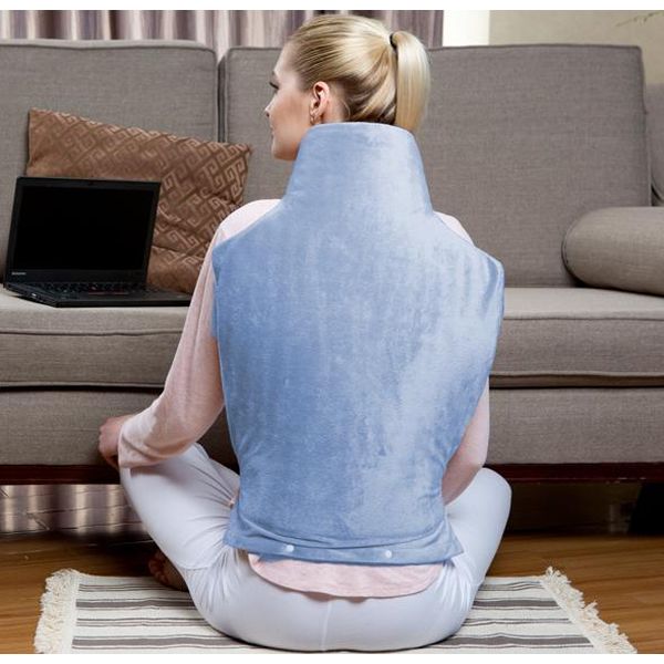 TERMOFORO CON COPERTURA 220-240V 100W - 63X42 - 6 temperature - Grigio / celeste