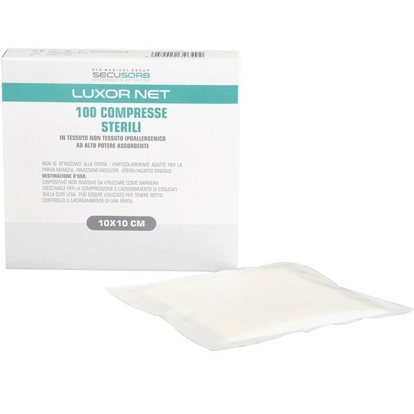 GARZA TNT STERILE - 10x10cm - conf.6000pz - (60scatole x 4buste x 25pz)