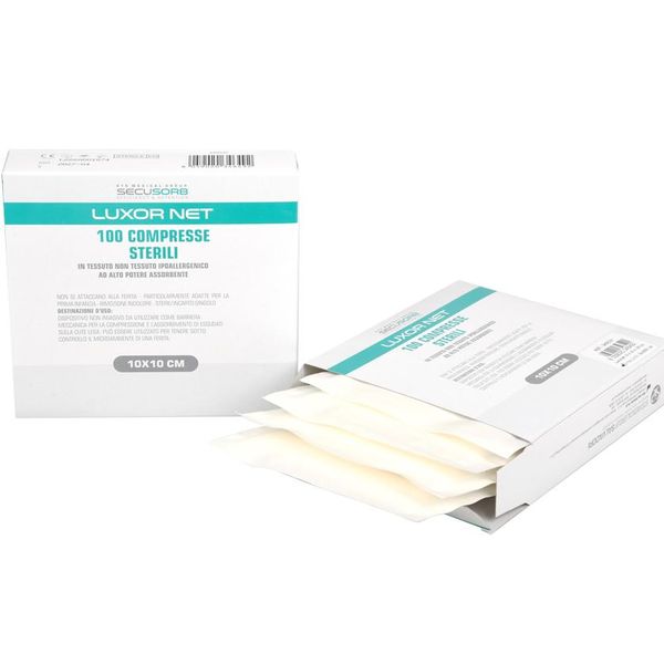 GARZA TNT STERILE - 10x10cm - conf.6000pz - (60scatole x 4buste x 25pz)