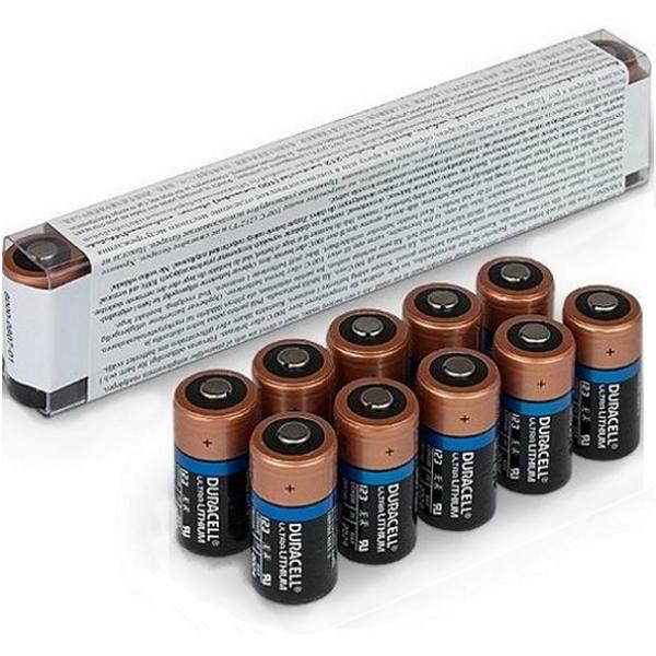PACCO SET 10 BATTERIE LITIO - DURACELL tipo123A - per ZOLL AED PLUS