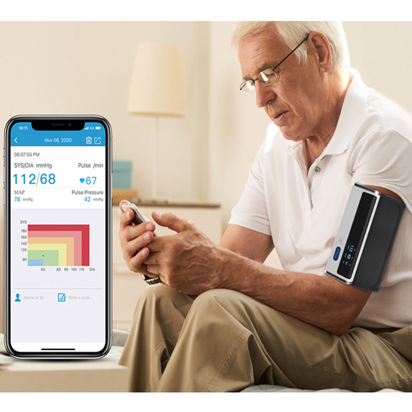 SFIGMOMANOMETRO MISURA PRESSIONE LEPU BP2A - wireless bluetooth