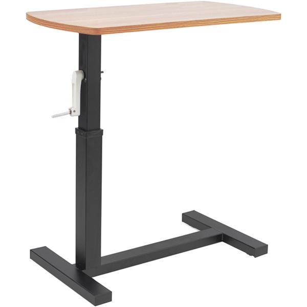 TAVOLINO SERVITORE DA LETTO in acciaio e MDF - 4 ruote 