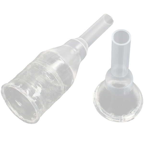 CATETERE ESTERNO UOMO CON VASSOIO IN SILICONE - varie misure - conf.30pz