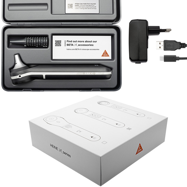 OTOSCOPIO HEINE BETA X 3X - B-130.28.330 - con astuccio rigido