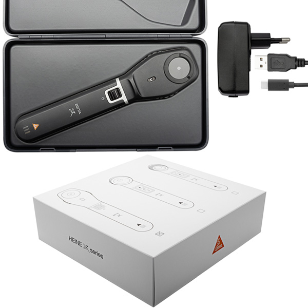 OTOSCOPIO HEINE BETA X - ZOOM 3X - C-130.28.330 - ricaricabile con stazione - in astuccio