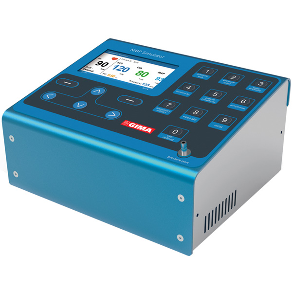 SIMULATORE DI PRESSIONE ARTERIOSA NIBP - MS200 - display a colori - ricaricabile