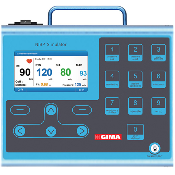 SIMULATORE DI PRESSIONE ARTERIOSA NIBP - MS200 - display a colori - ricaricabile