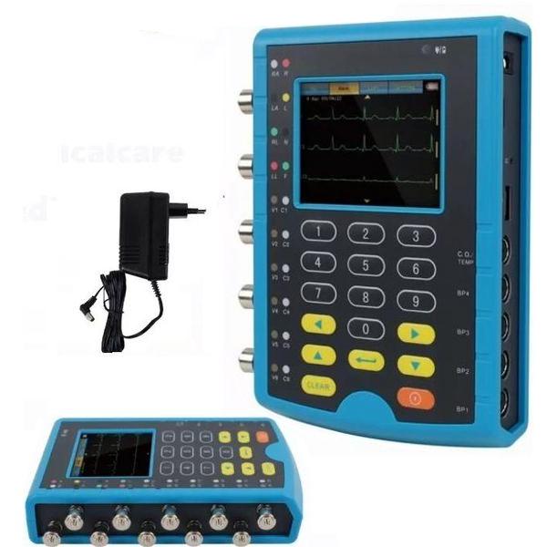SIMULATORE MULTIPARAMETRICO ECG - MS400 - display a colori - ricaricabile