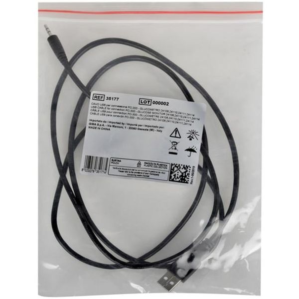 CAVO USB DI CONNESSIONE - tra MONITOR PC-300 e GLUCOMETRO GIMA 