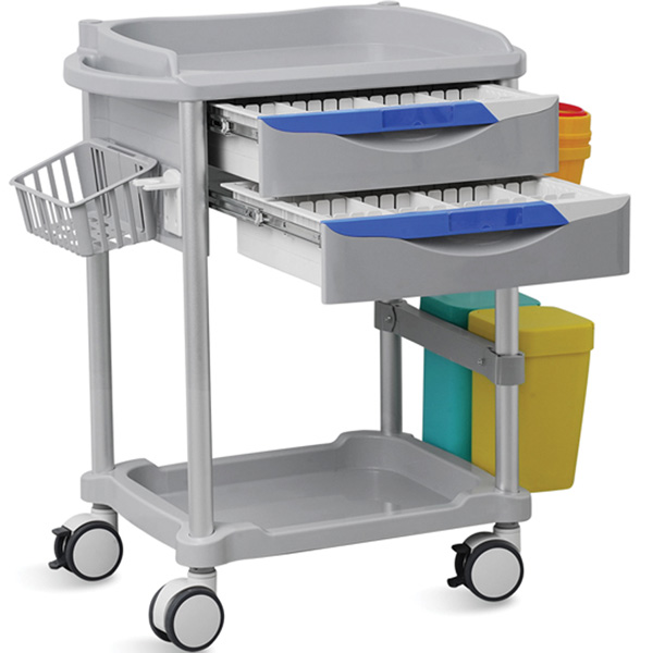 CARRELLO MULTIFUNZIONE NEO PLUS - 2 cassetti - 75x47,5xh.95cm