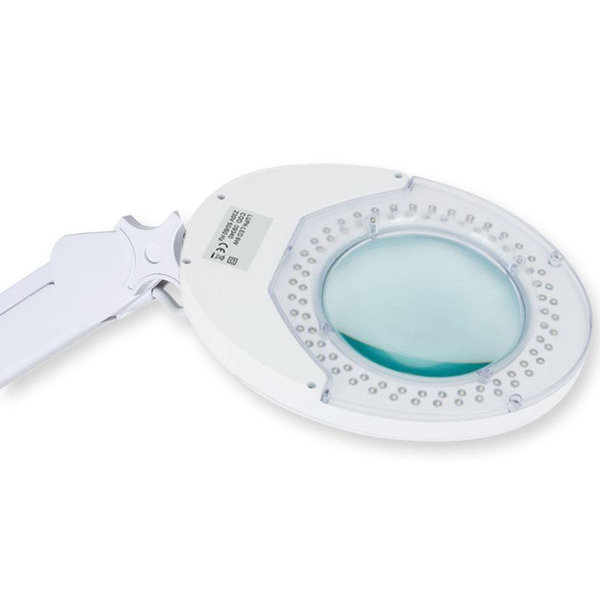 LAMPADA LUPA 60 LED CON LENTE - ingrandimento 5X - potenza 6W - da tavolo