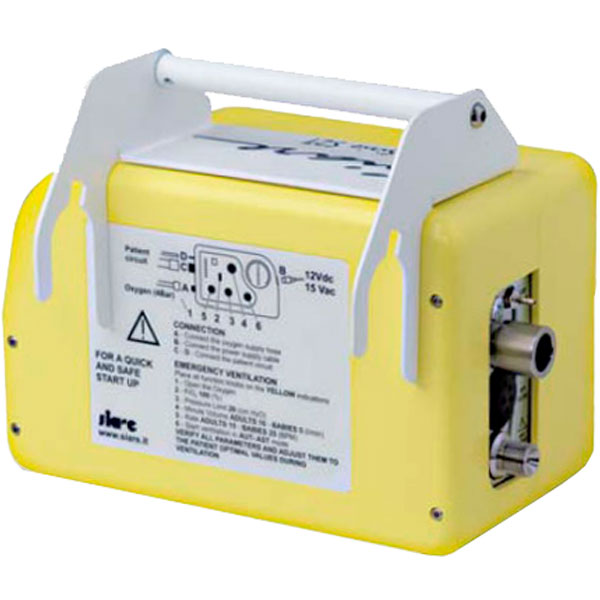 VENTILATORE POLMONARE PORTATILE A BATTERIA SIARE SIRIO S2/T