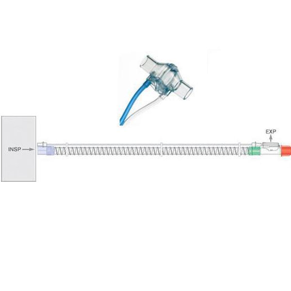 CIRCUITO PAZIENTE SIRIO DA 160cm - adulto / pediatrico - con valvola espiatoria e sensore flusso