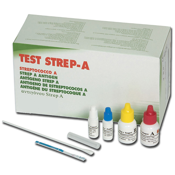 Tampone Streptococco Fai Da Te TEST STREP-A STREPTOCOCCO ANALISI TAMPONE FARINGEO - solo uso