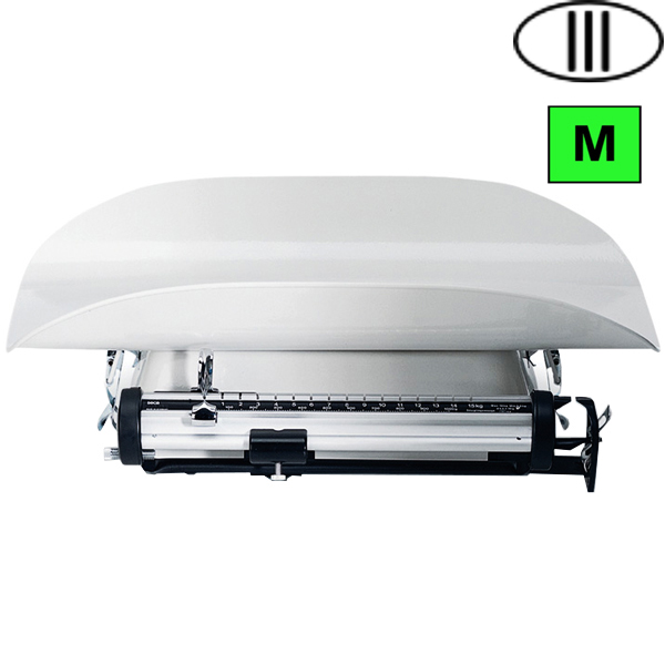 BILANCIA PESA NEONATI / BAMBINI OSPEDALIERA MECCANICA SECA 745 - classe III - portata 16kg - bianca