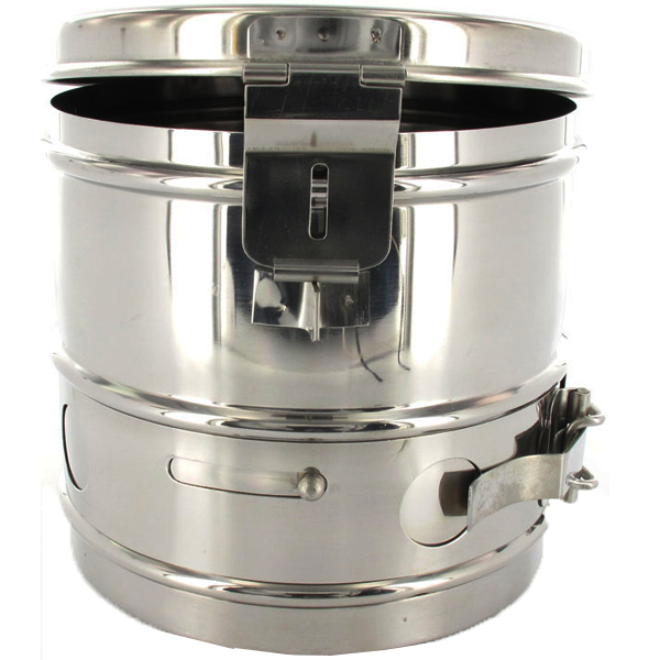 CESTELLO DRUM in acciaio inox - autoclavabile - Ø24xh.24cm