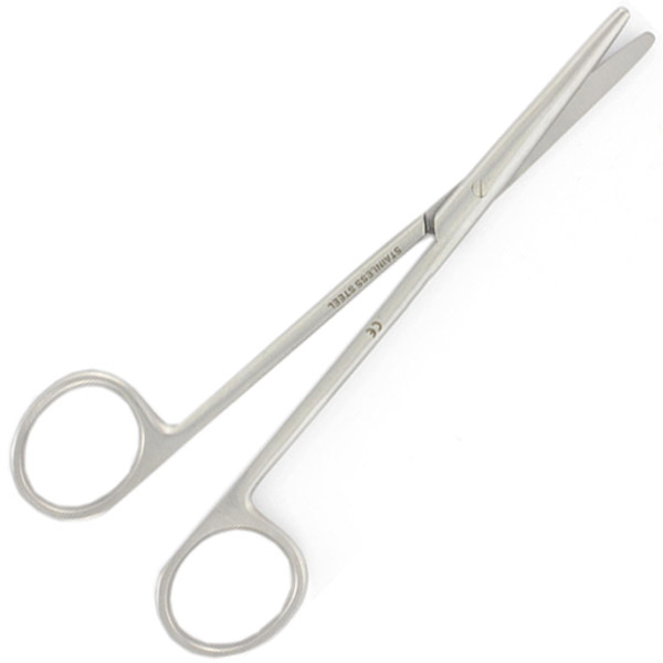 FORBICI METZENBAUM RETTE / CURVE  14,5cm