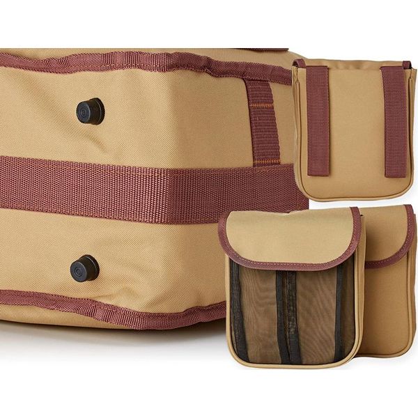 BORSA IN CORDURA UTILITY PER MEDICO INFERMIERE  - 36x22xh.25cm - vuota - beige savana