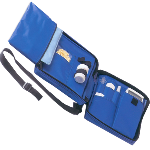 BORSA TERMICA PER MEDICINALI TERMOLABILI DIABETIC BAG - 24x18xh.6cm - vuoto - blu