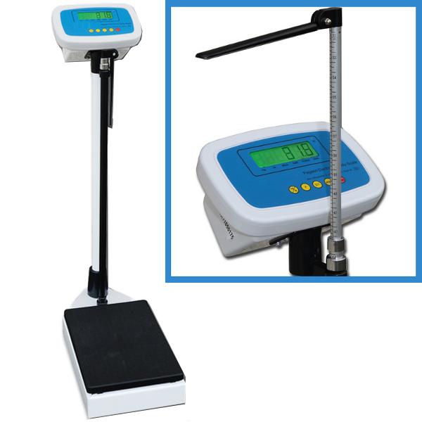 BILANCIA PESAPERSONE DIGITALE PEGASO CON ALTIMETRO - portata 200kg - range misurazione 70/190cm