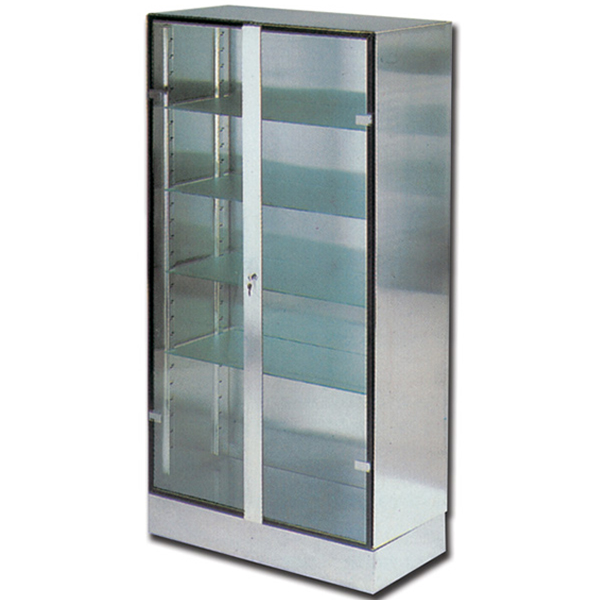 ARMADIO INOX E VETRO