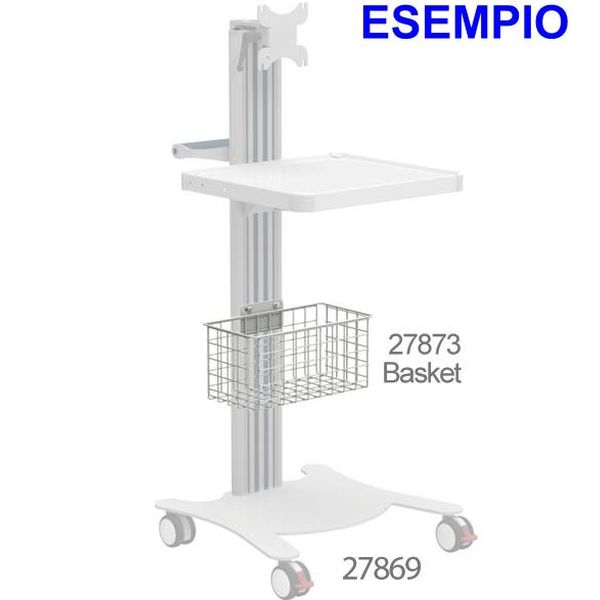 CESTELLO 30x16xh.15cm - per carrelli Easy / SupeEasy / Smart - cod. 27869 - 27871 / 27880 - 27897