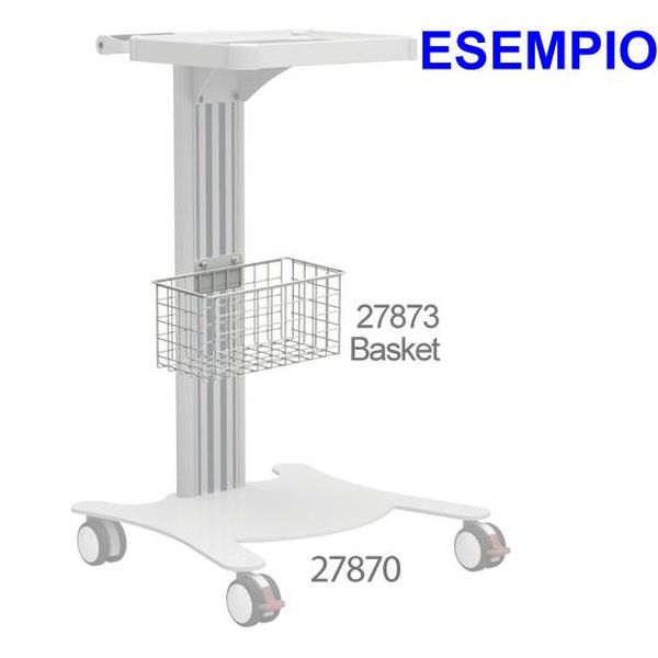 CESTELLO 30x16xh.15cm - per carrelli Easy / SupeEasy / Smart - cod. 27869 - 27871 / 27880 - 27897