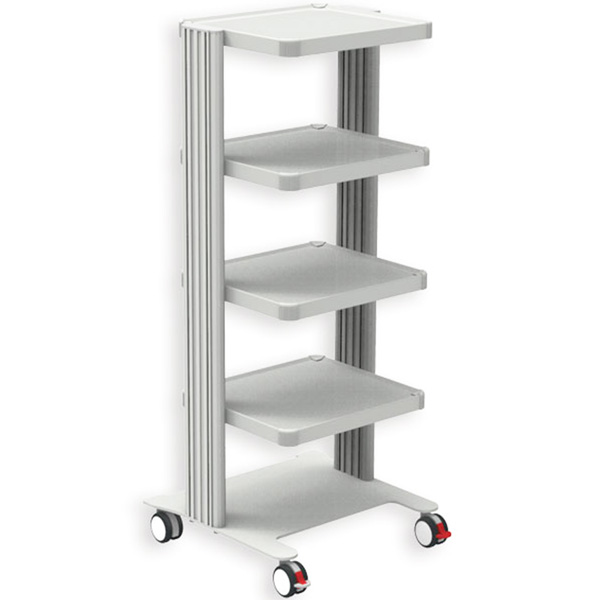 CARRELLO EASY - 4 ripiani 40x36cm + base - dimensioni 50x45xh.107,5cm