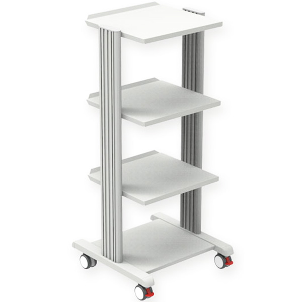 CARRELLO SMART - 3 ripiani 40x36 cm + base - dimensioni 48,2xh.50x88cm