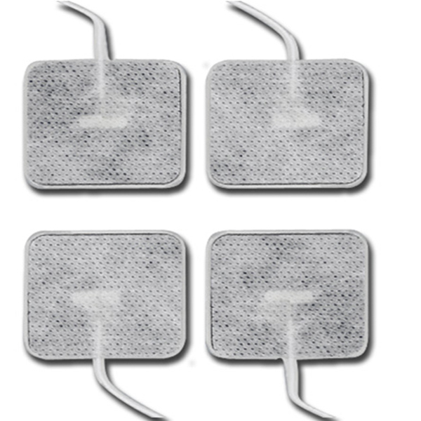 ELETTRODI PREGELLATI 40x40mm con cavo - conf.4pz
