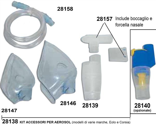 AMPOLLA PER AEROSOL IN POLICARBONATO - ideale per cod.28138