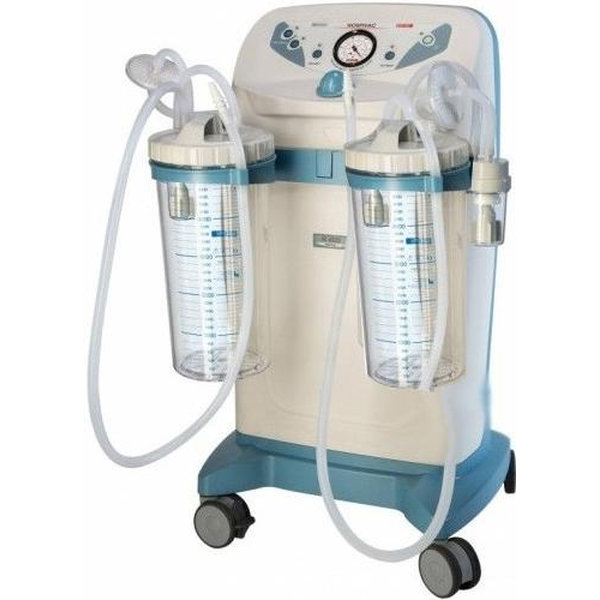 ASPIRATORE CHIRURGICO CLINIC PLUS BASIC MPR - carrellato - 230V - 2x5lt - 60lt/min