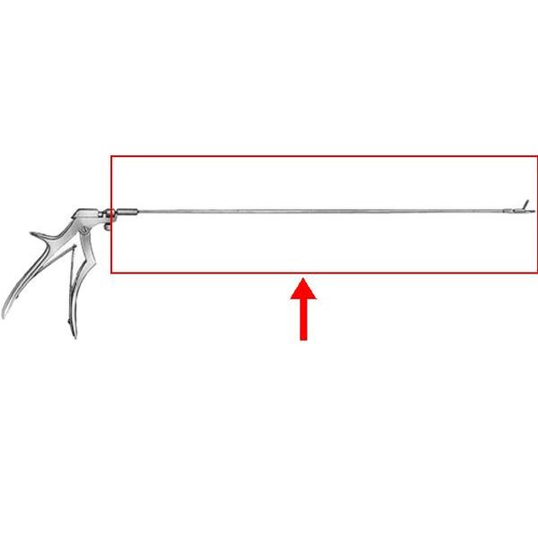 PUNTE A COPPA per manico pinza biopsia cod. 29420 - lungh. 420mm - 3,5x8mm