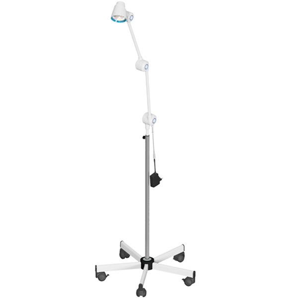 LAMPADA DA VISITA LED ALOGENA ALFA FIX - 40.000 lux - 3000°K - potenza 2X20W - su carrello