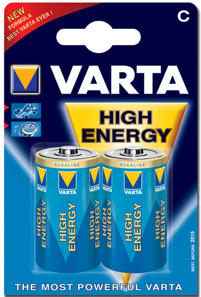 BATTERIA ALCALINA MEZZATORCIA "C" 1,5V- blister 2 pz.