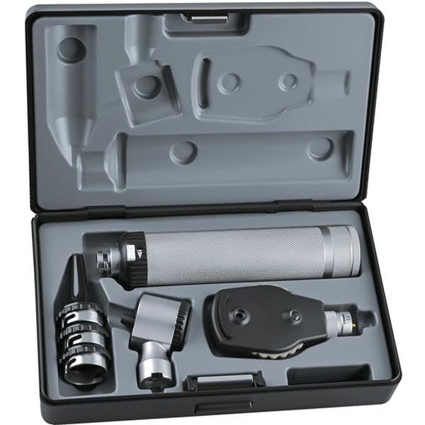 SET OTO / OFTALMOSCOPIO PARKER ALOGENO - con valigetta