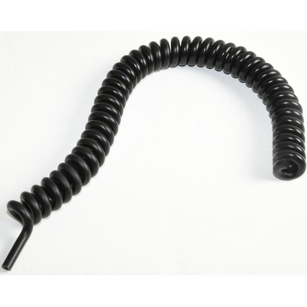 TUBO SPIRALATO PRESSORIO IN GOMMA per sfigmomanometro - 40cm / 2,5mt