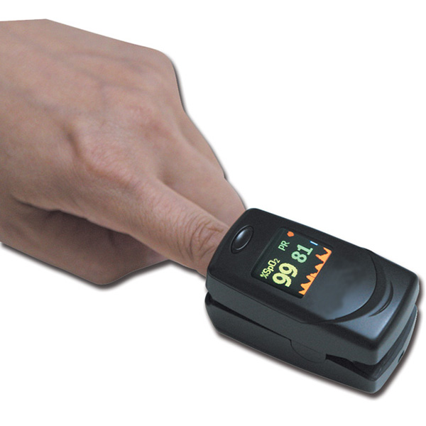 PULSOSSIMETRO / SATURIMETRO DA DITO OXY-6 - con allarmi